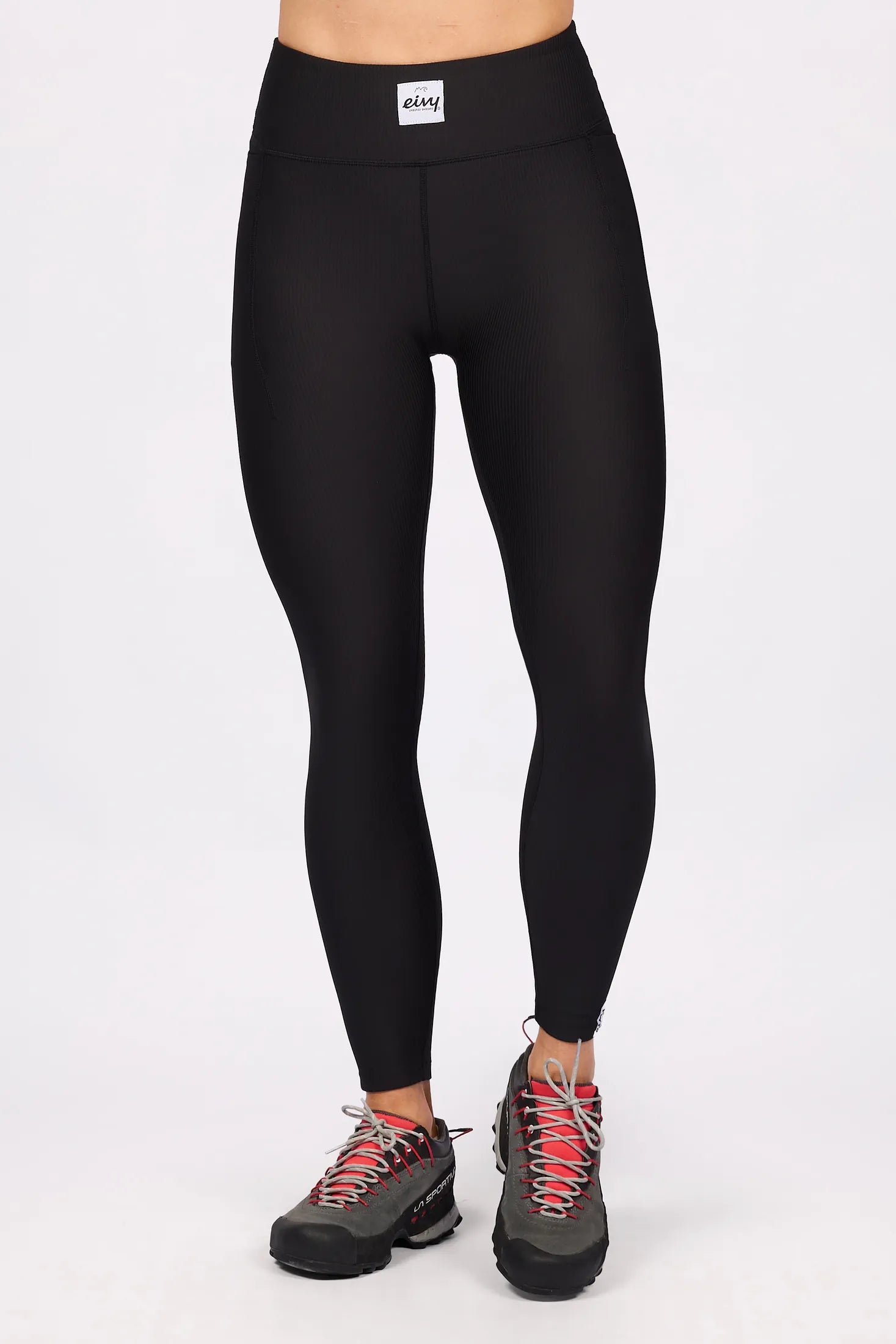 Pocket Rib Tights - Black