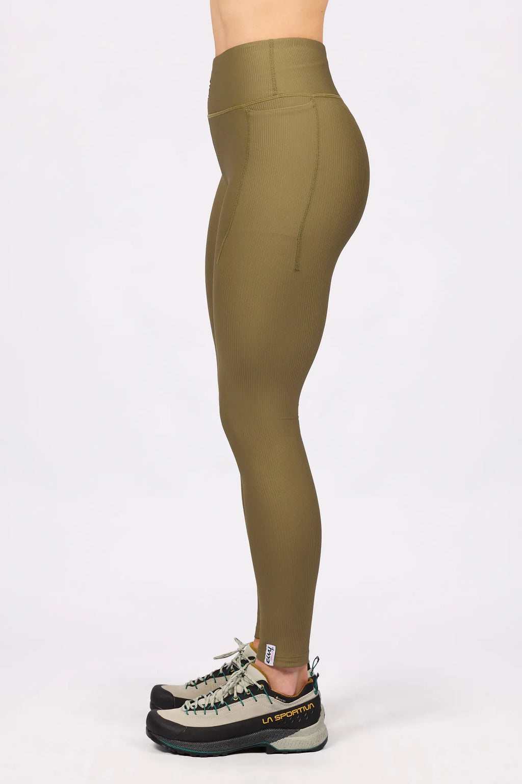 Pocket Rib Tights - Olive