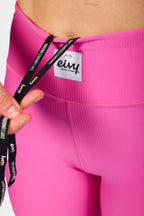 Pocket Rib Tights - True Pink