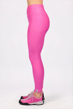 Pocket Rib Tights - True Pink