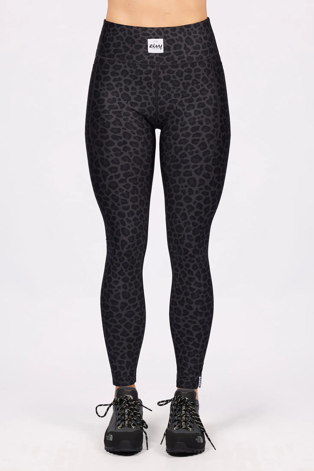 Pocket Tights - Black Leopard