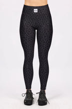 Pocket Tights - Black Leopard