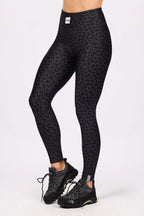 Pocket Tights - Black Leopard