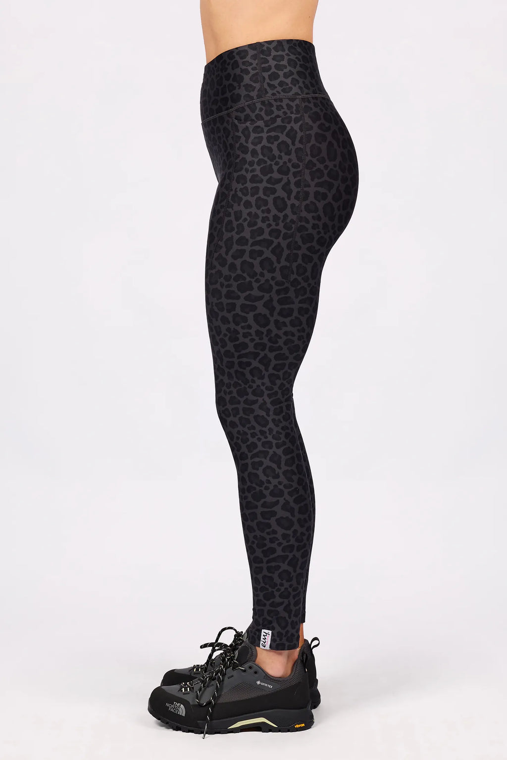 Pocket Tights - Black Leopard
