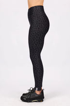 Pocket Tights - Black Leopard