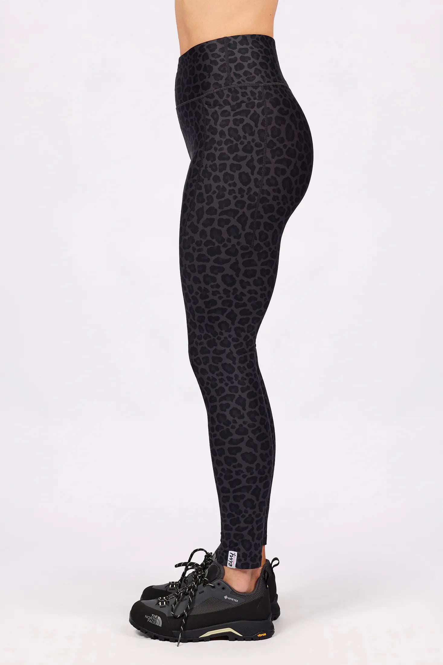 Pocket Tights - Black Leopard
