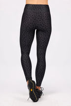 Pocket Tights - Black Leopard