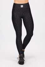 Pocket Tights - Black Leopard