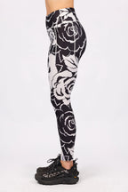 Pocket Tights - Black Rose