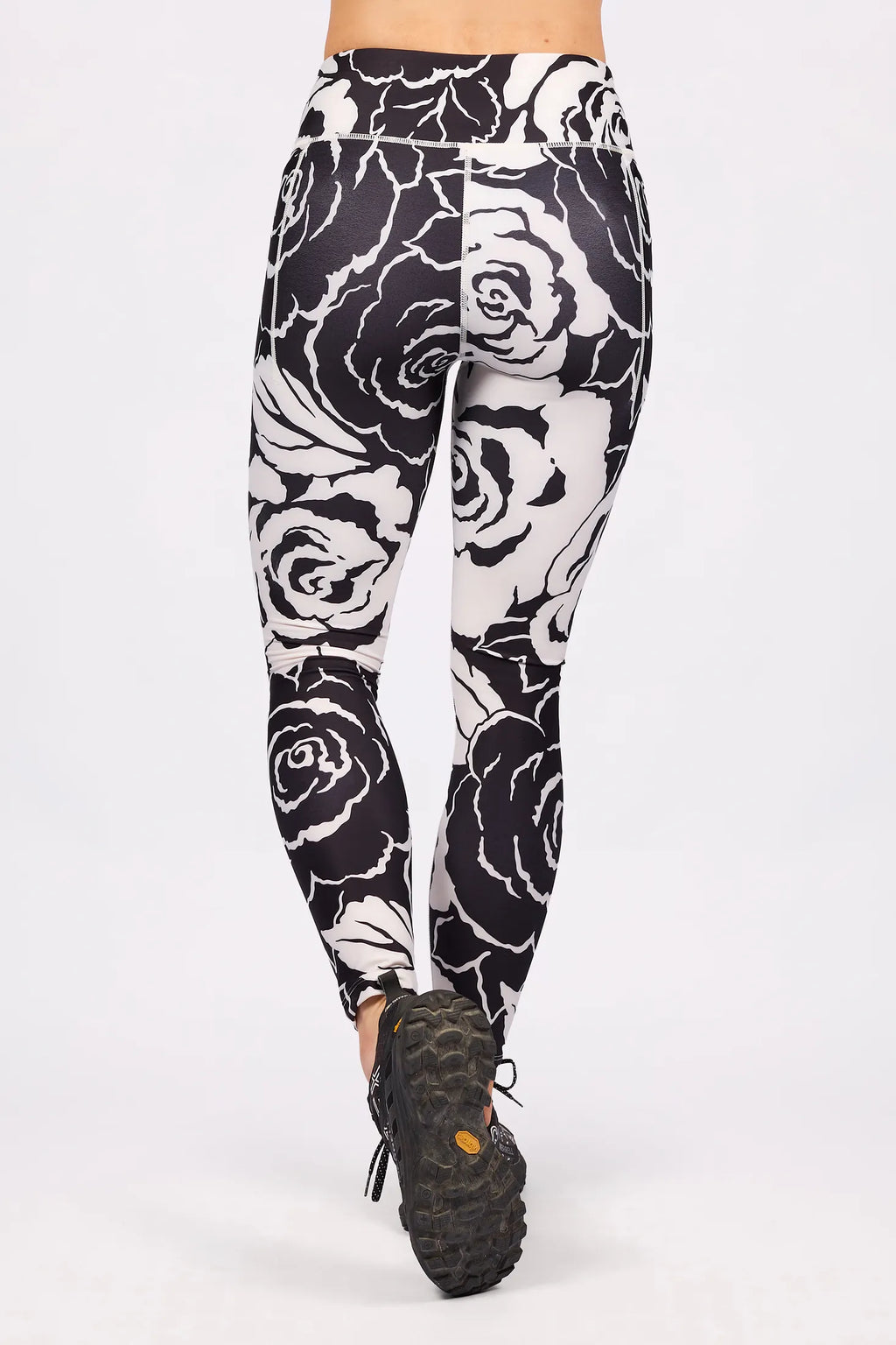 Pocket Tights - Black Rose