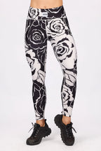 Pocket Tights - Black Rose