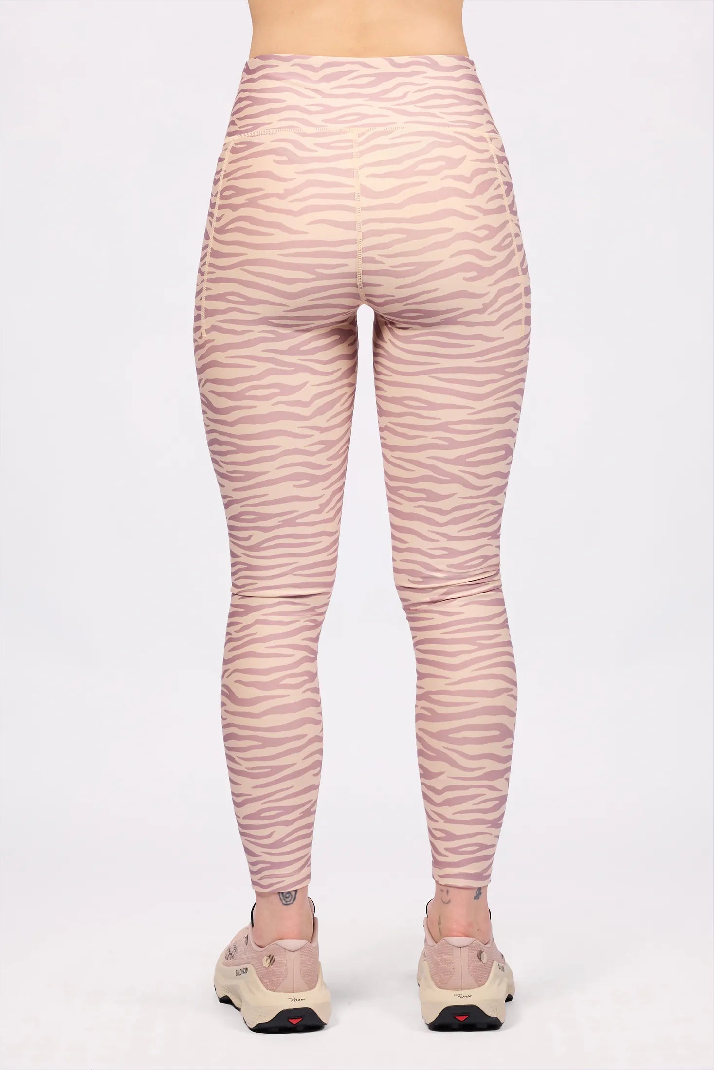 Pocket Tights - Pastel Zebra