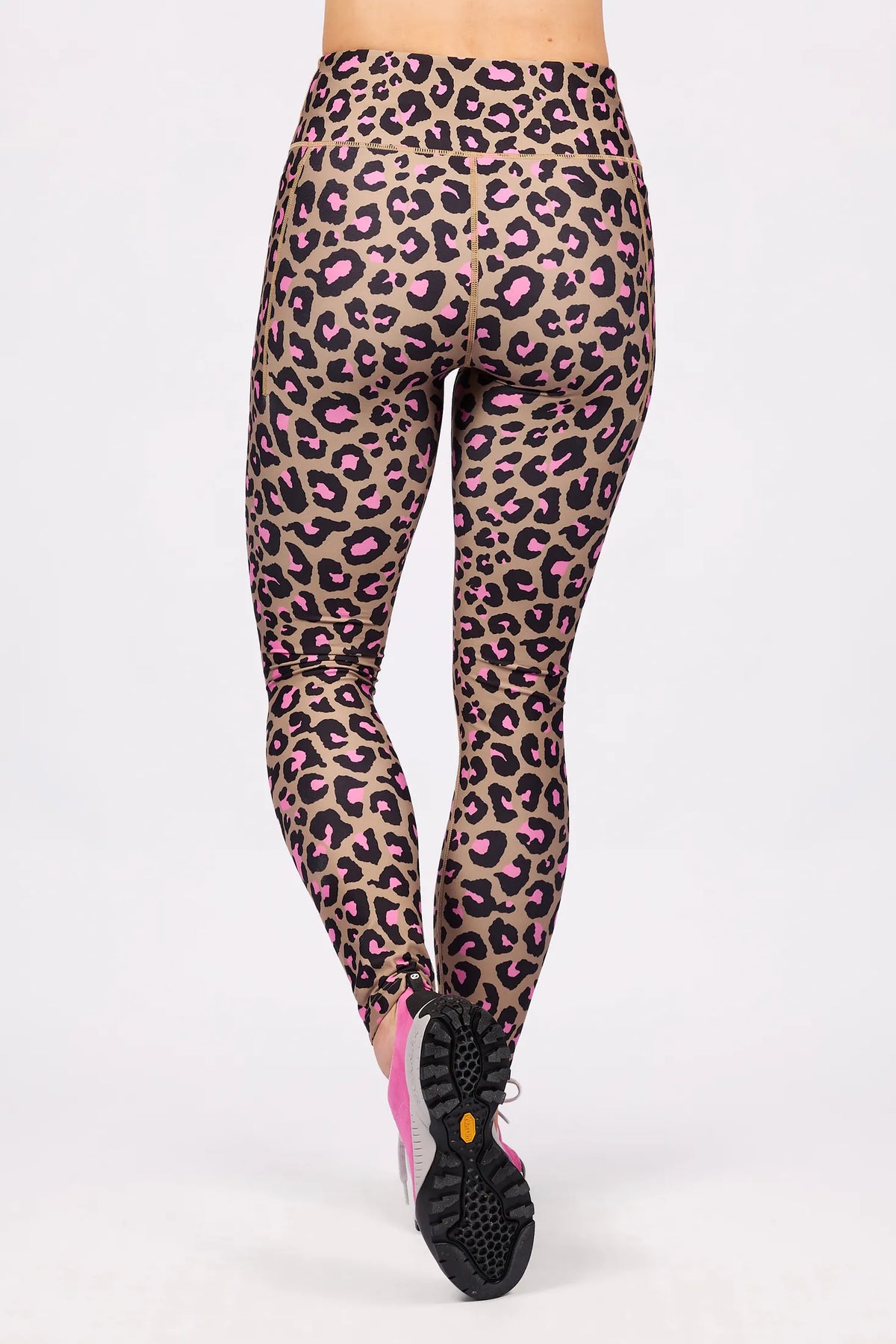 Pocket Tights - Pink Leopard