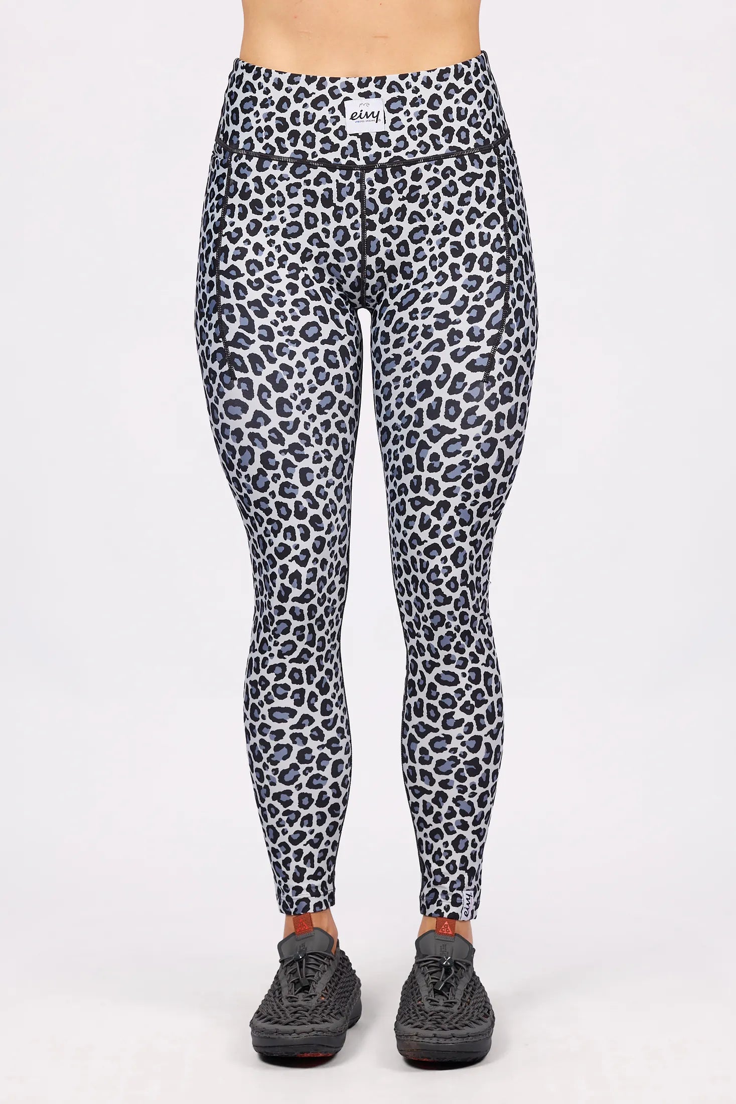 Pocket Tights - Snow Leopard