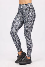 Pocket Tights - Snow Leopard