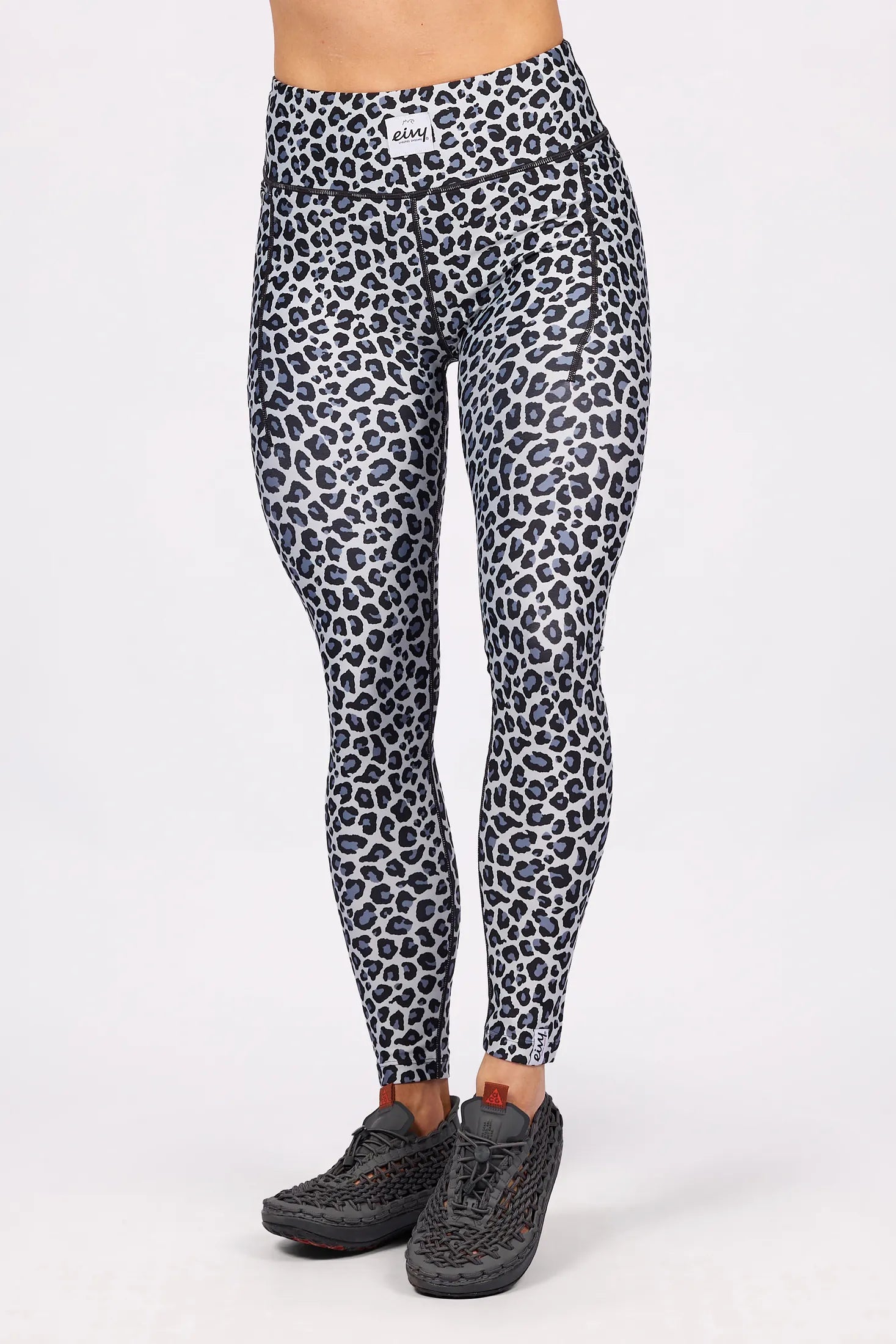 Pocket Tights - Snow Leopard