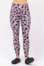 Pocket Tights - Woodrose Cheetah