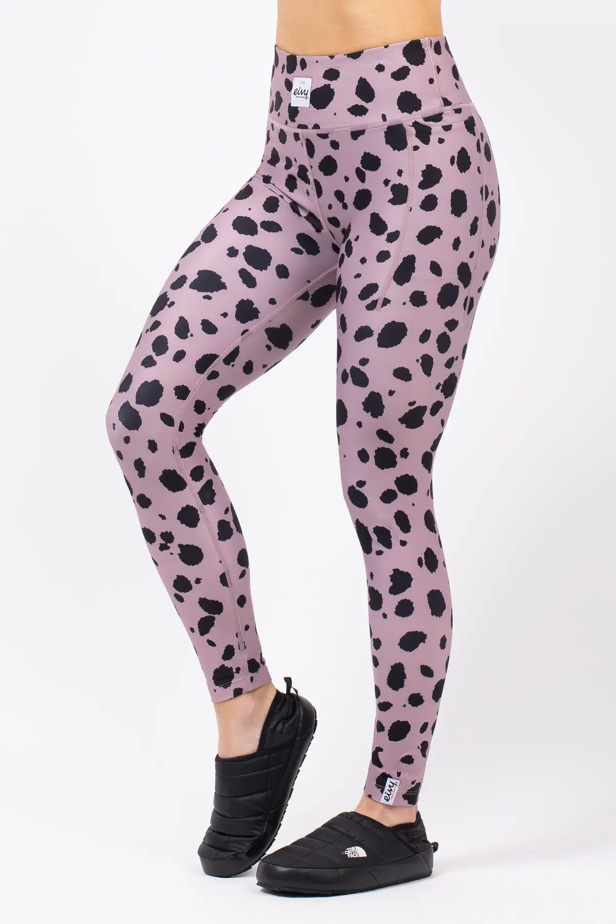 Pocket Tights - Woodrose Cheetah
