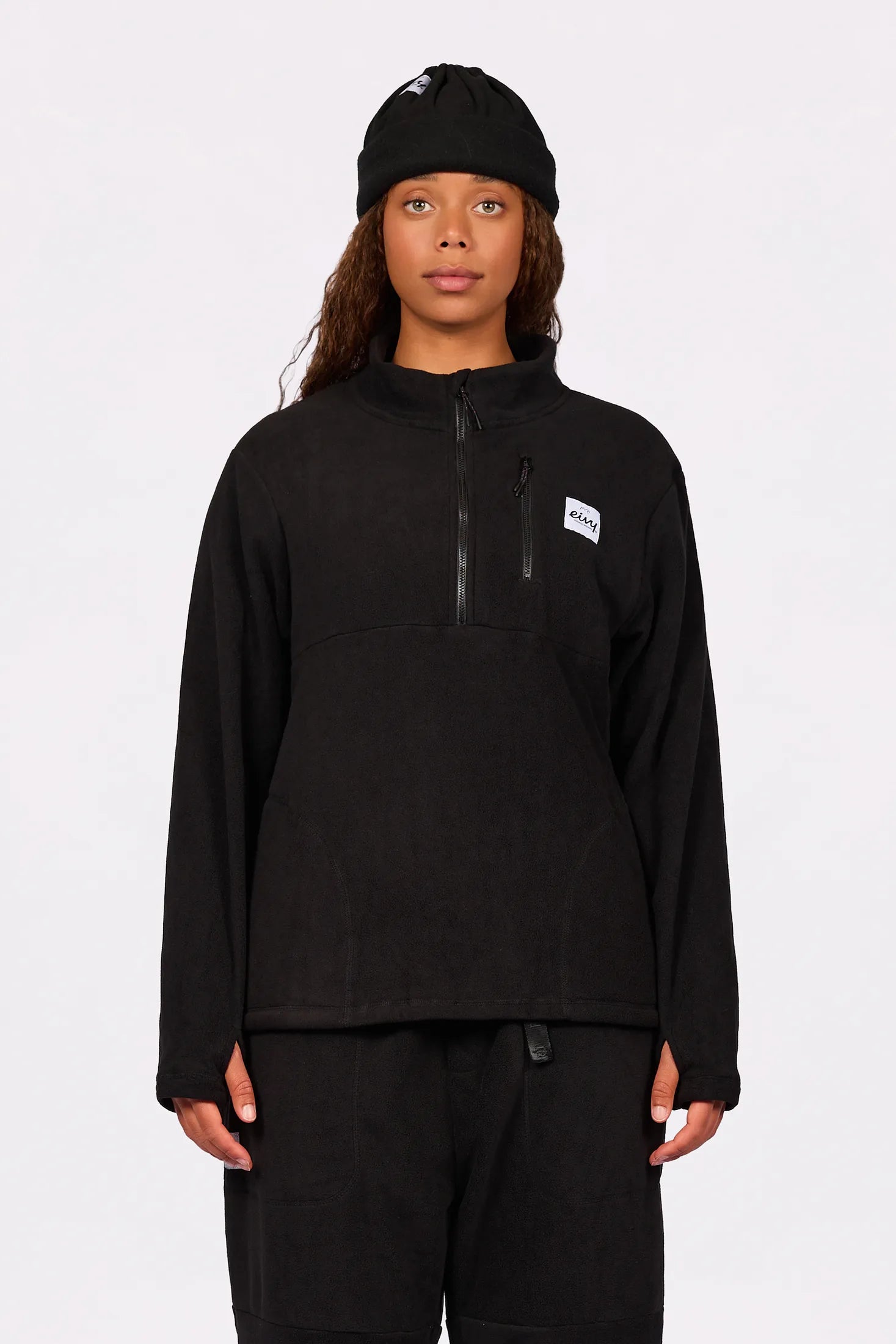 Techlight Halfzip Fleece - Black