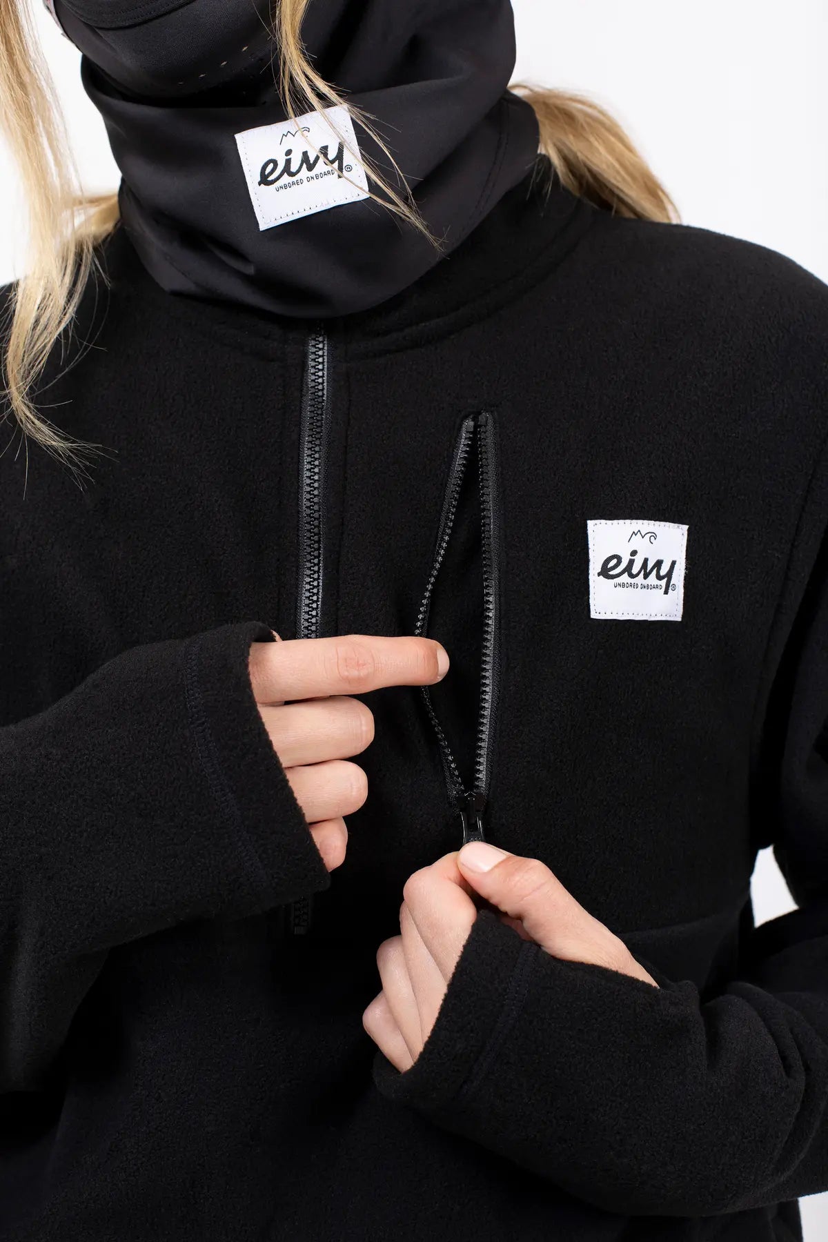 Techlight Halfzip Fleece - Black