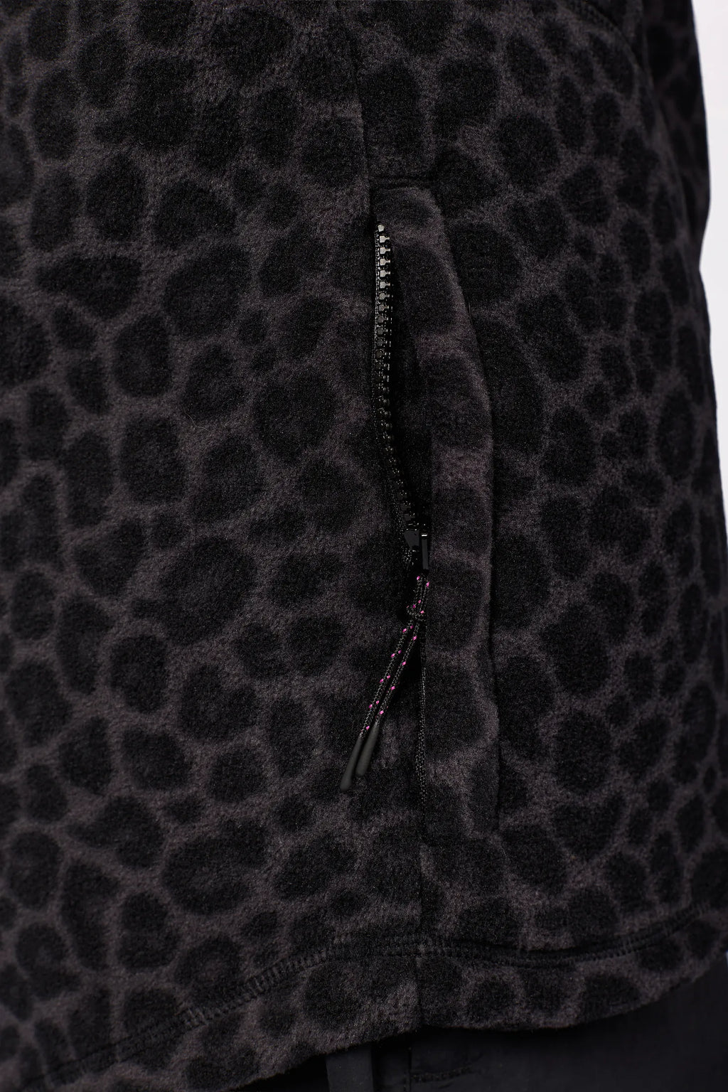 Techlight Halfzip Fleece - Black Leopard