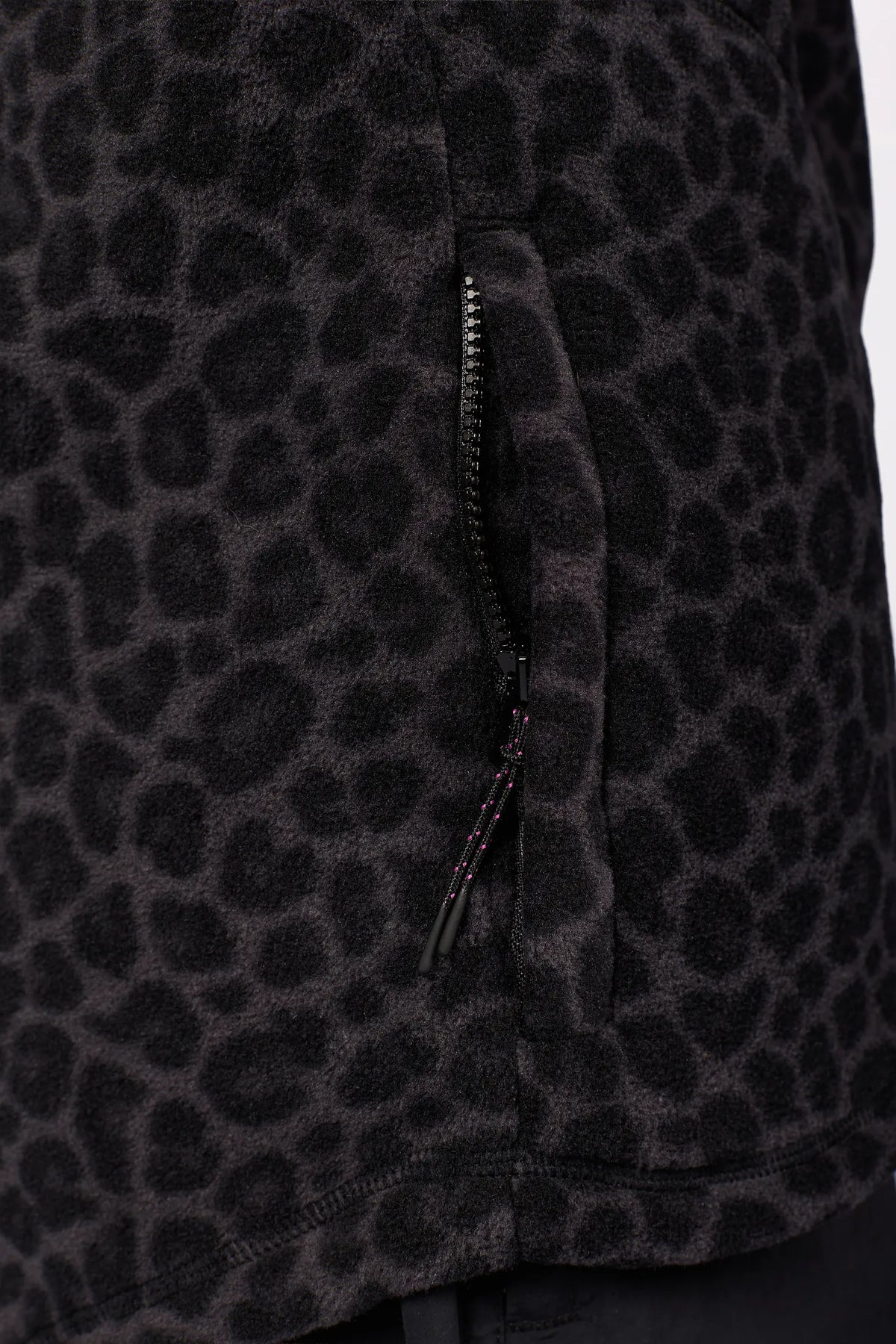 Techlight Halfzip Fleece - Black Leopard