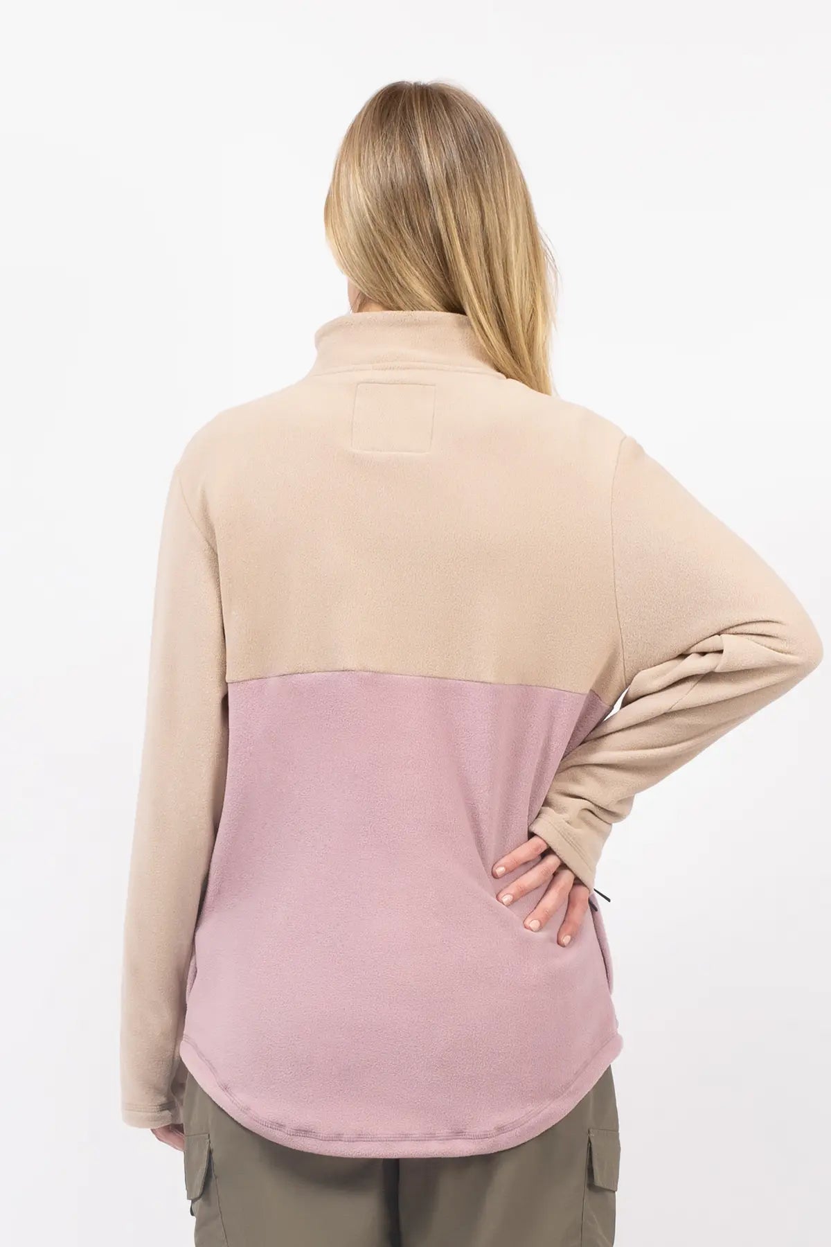 Techlight Halfzip Fleece - Sand / Faded Woodrose