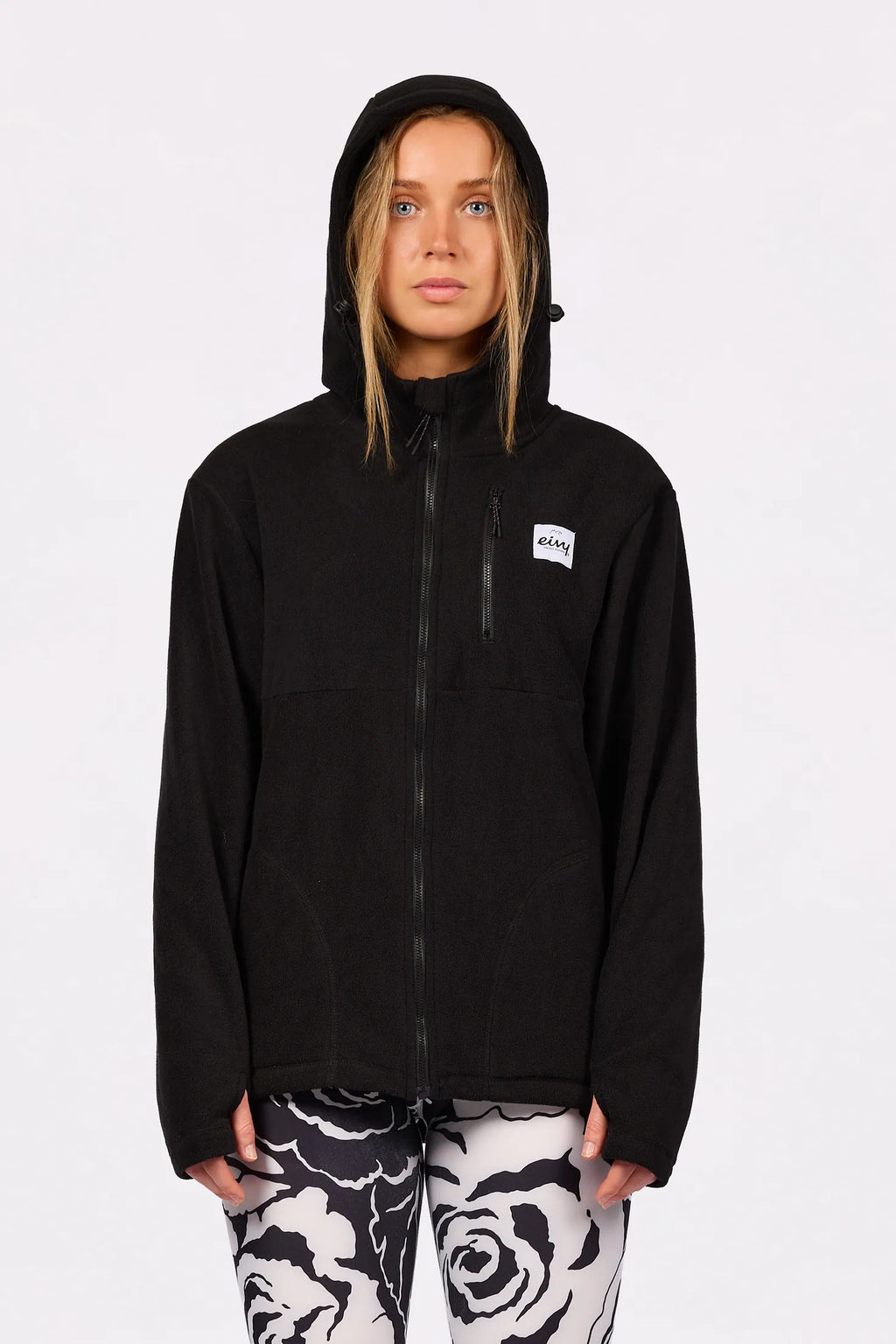 Techlight Ziphood Fleece - Black