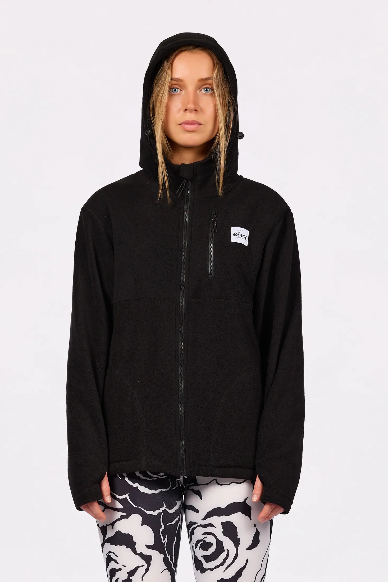 Techlight Ziphood Fleece - Black