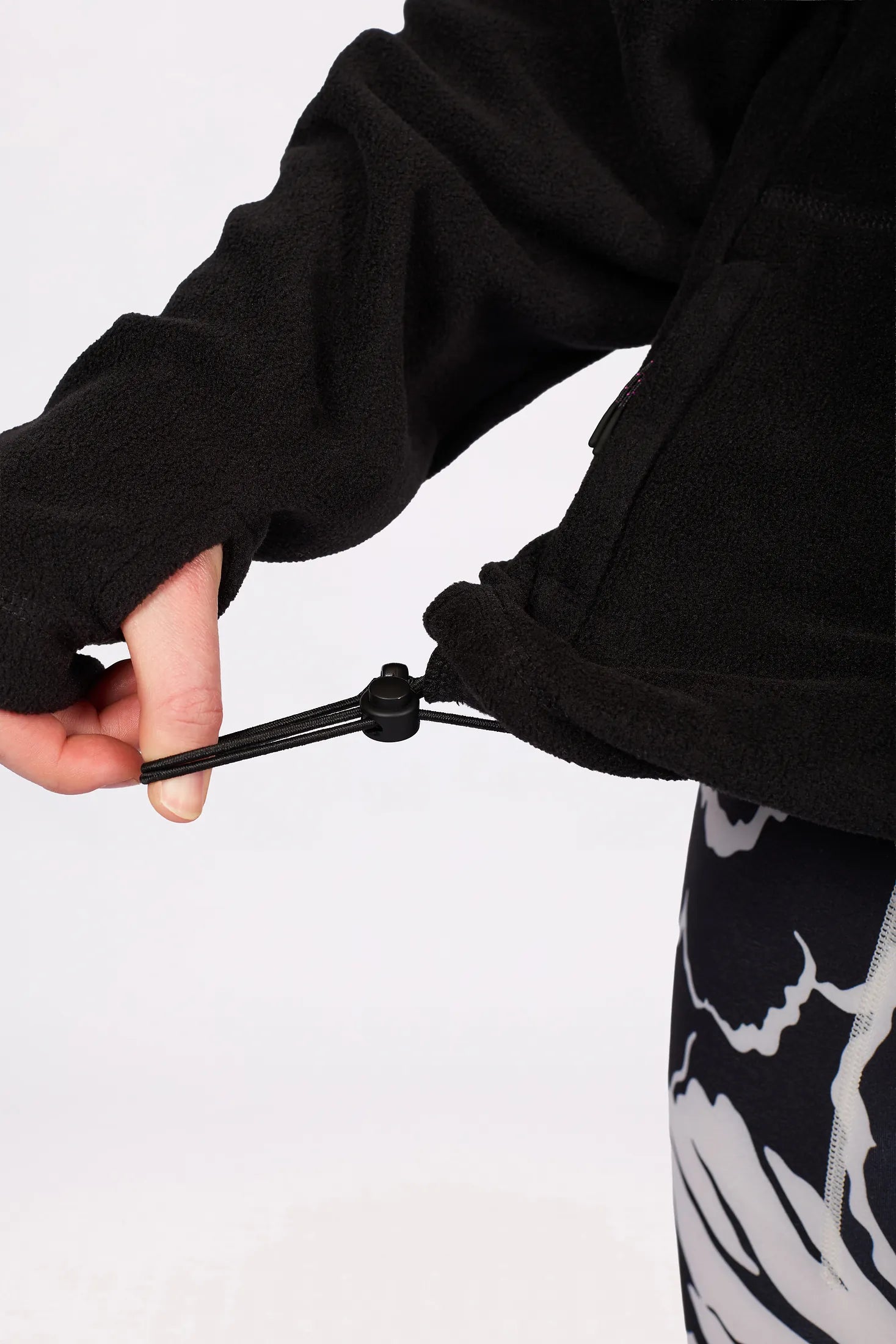 Techlight Ziphood Fleece - Black