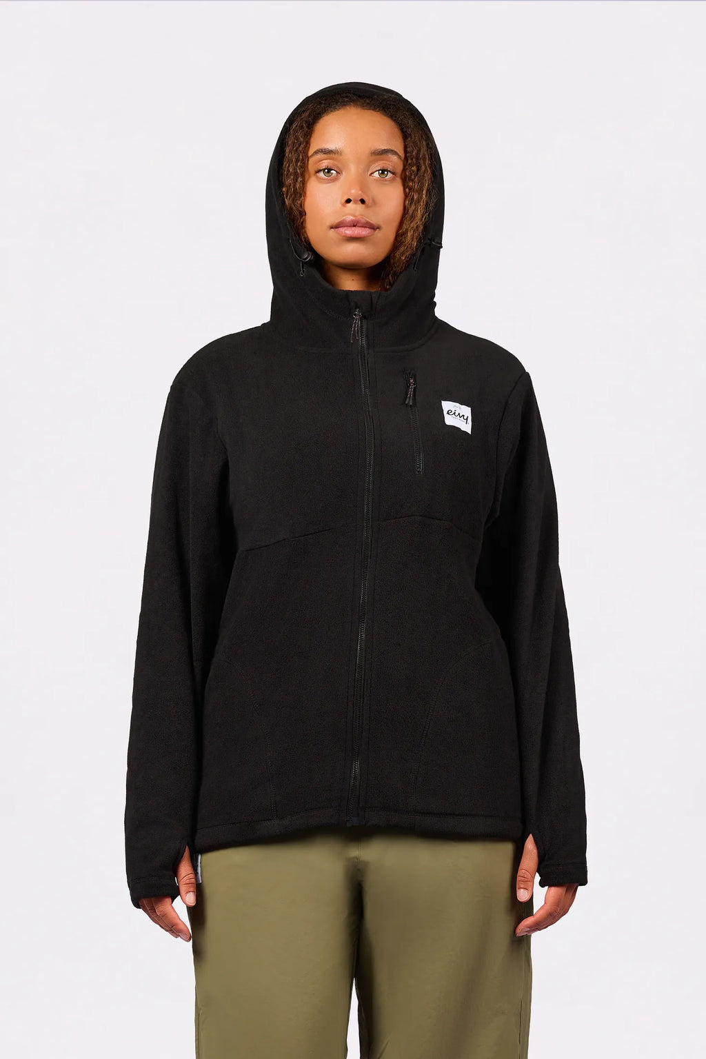 Techlight Ziphood Fleece - Black