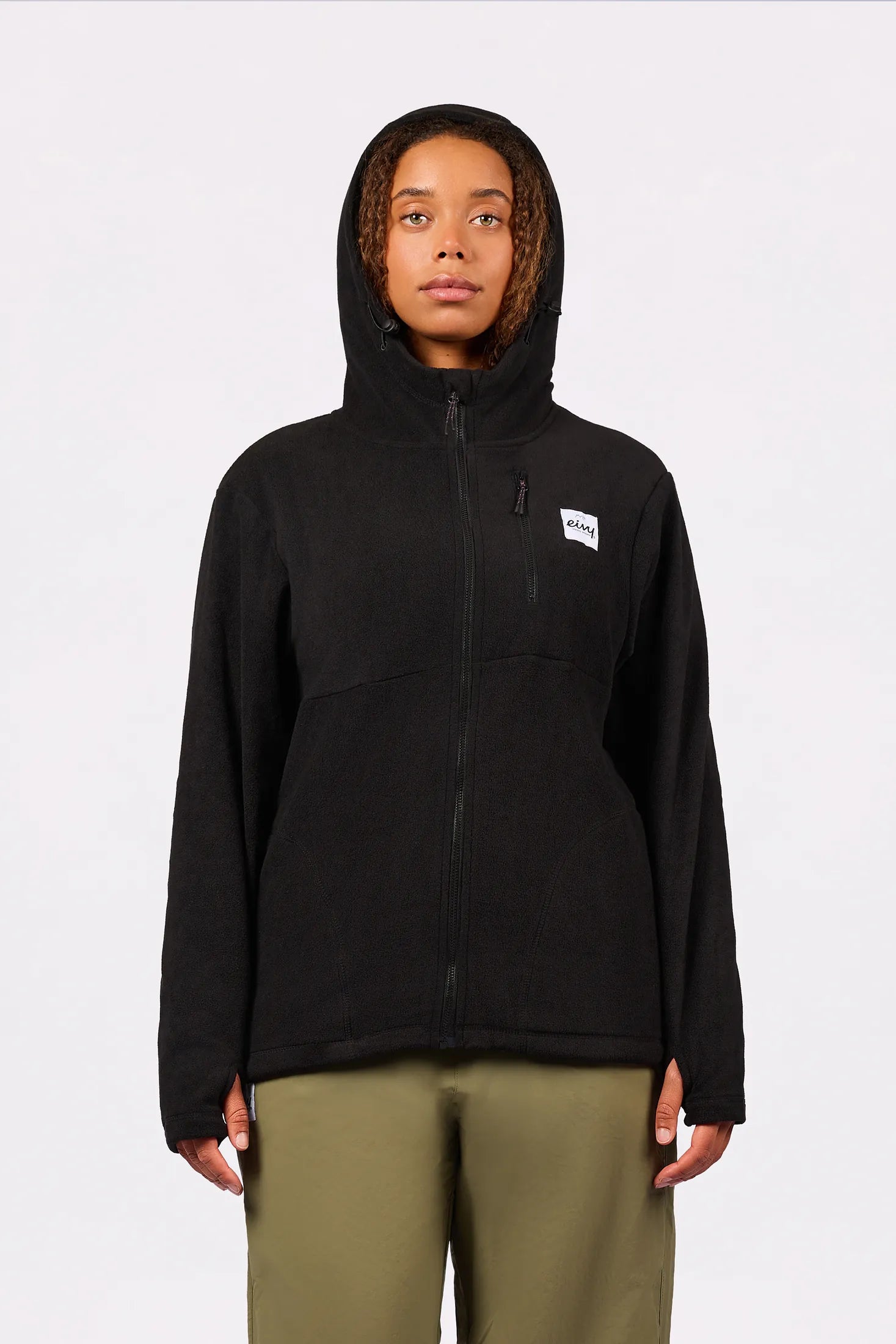 Techlight Ziphood Fleece - Black