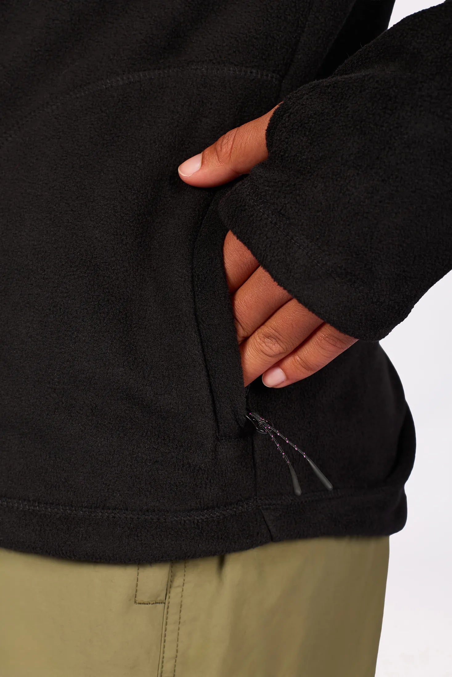 Techlight Ziphood Fleece - Black