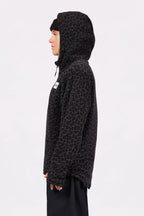 Techlight Ziphood Fleece - Black Leopard
