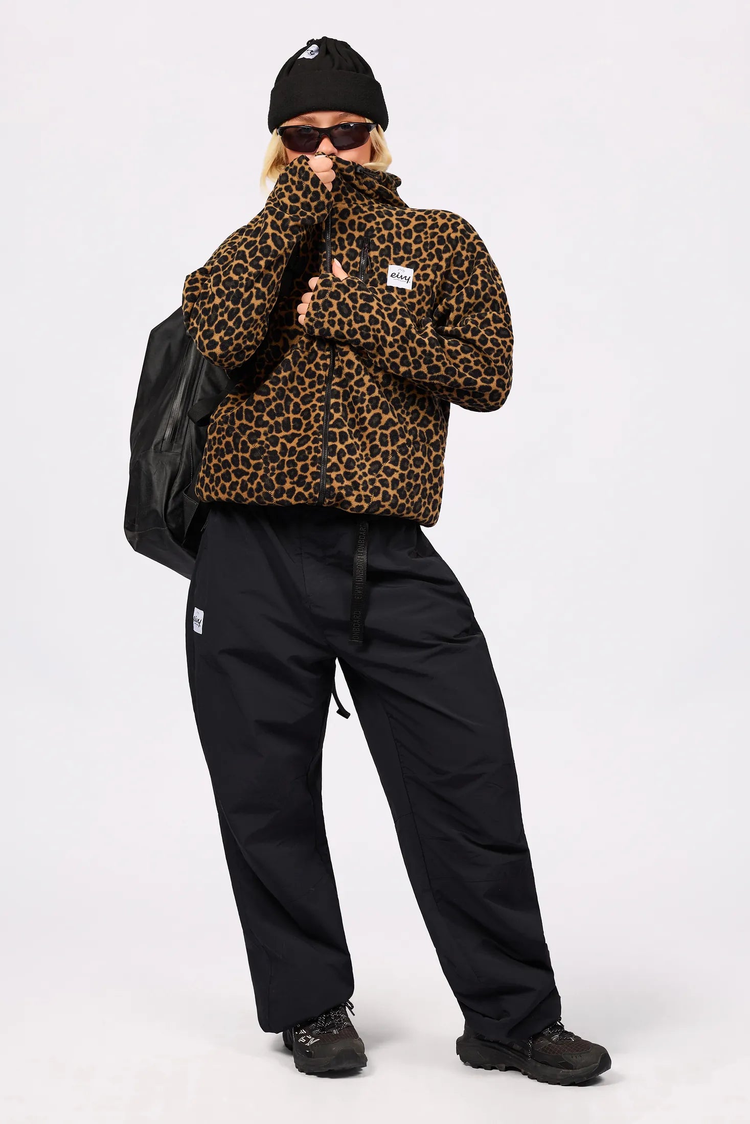 Techlight Ziphood Fleece - Leopard
