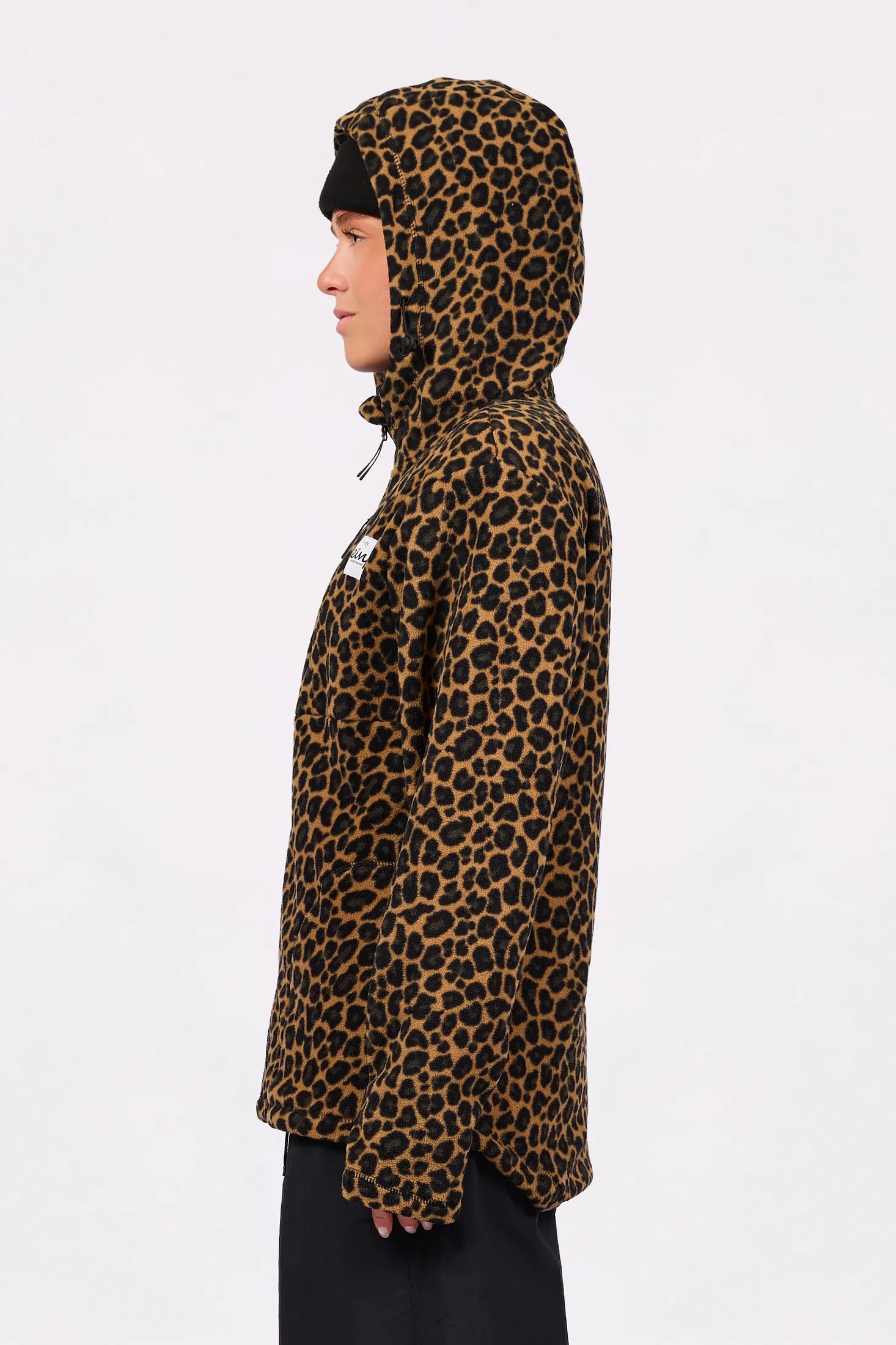 Techlight Ziphood Fleece - Leopard