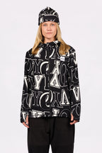 Techlight Ziphood Fleece - Typo Black