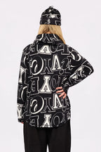 Techlight Ziphood Fleece - Typo Black