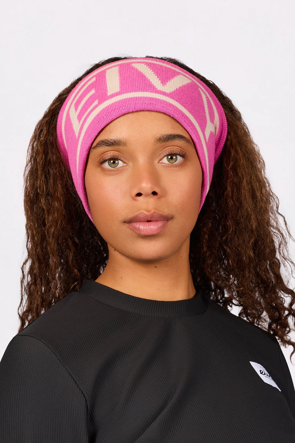 Throwback Knit Headband - True Pink