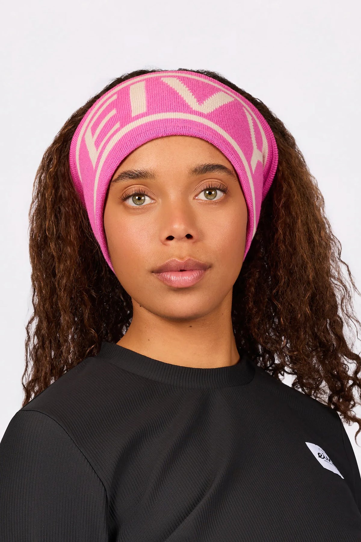 Throwback Knit Headband - True Pink