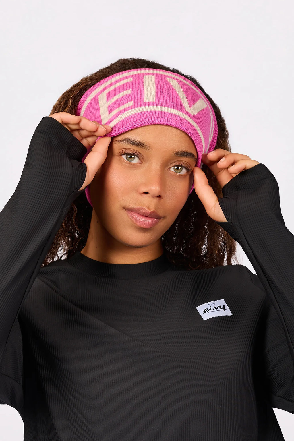 Throwback Knit Headband - True Pink