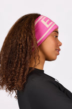 Throwback Knit Headband - True Pink