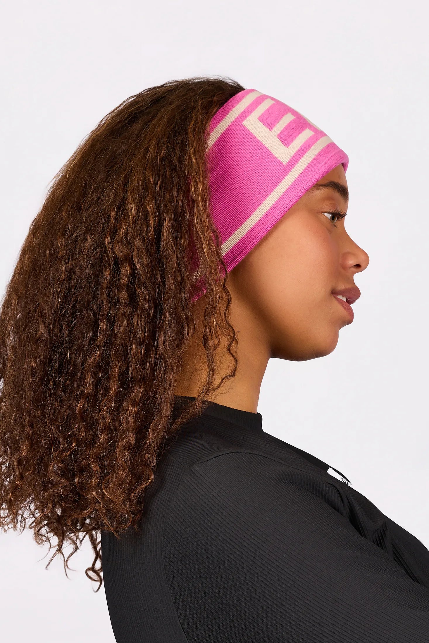 Throwback Knit Headband - True Pink