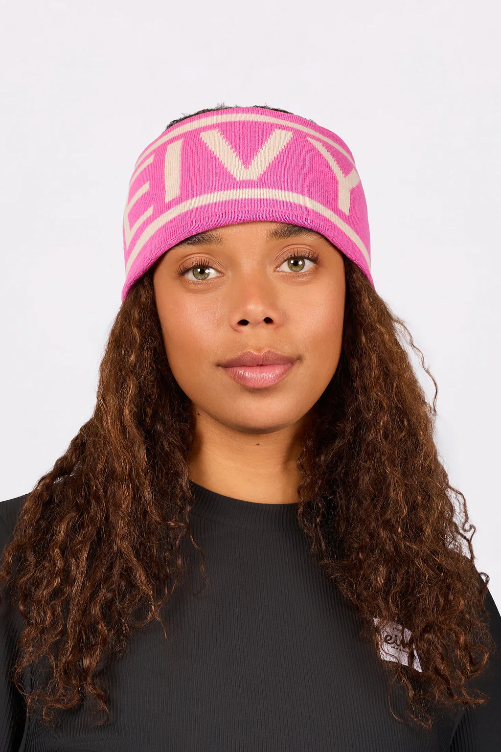 Throwback Knit Headband - True Pink