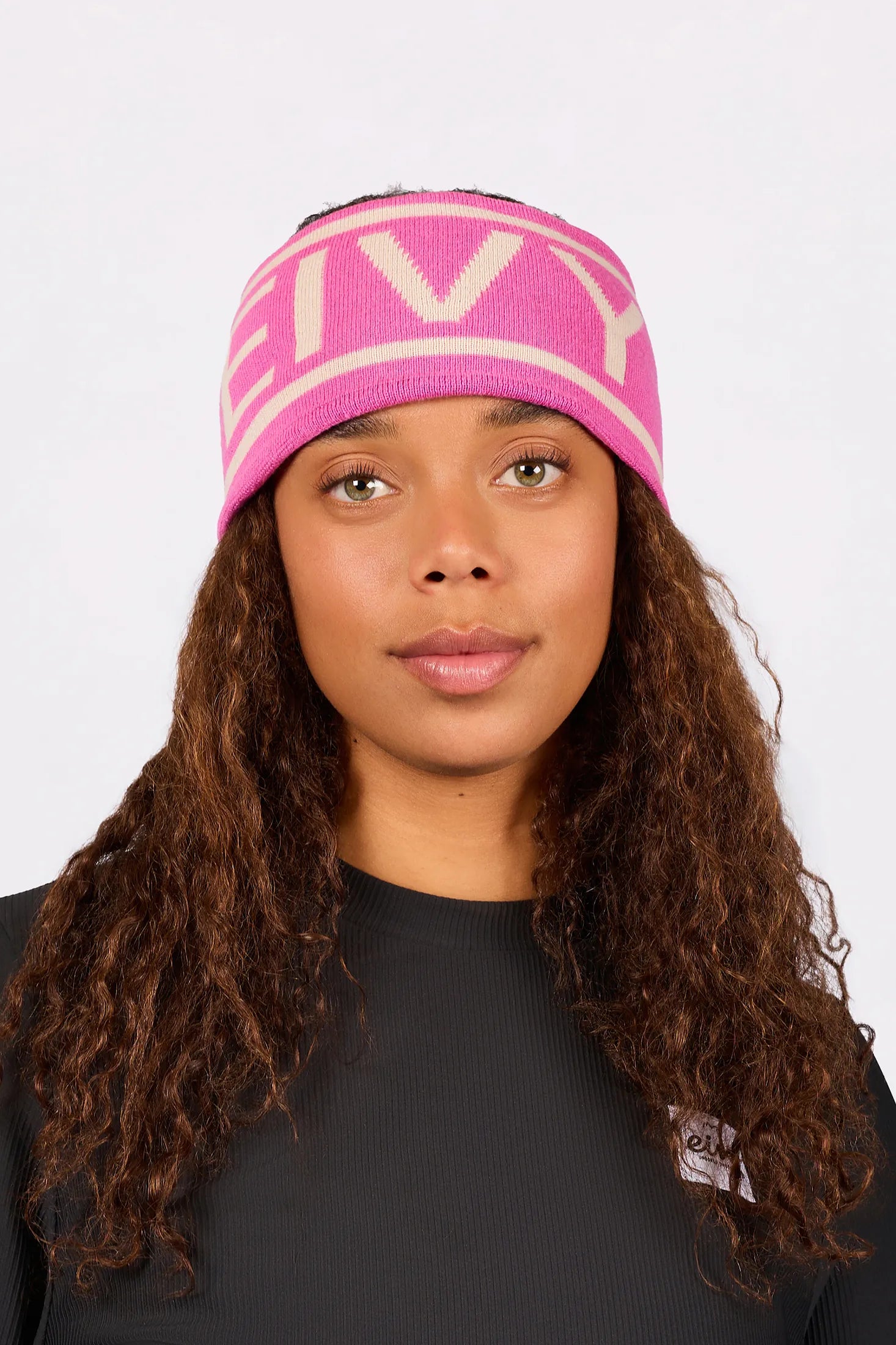 Throwback Knit Headband - True Pink