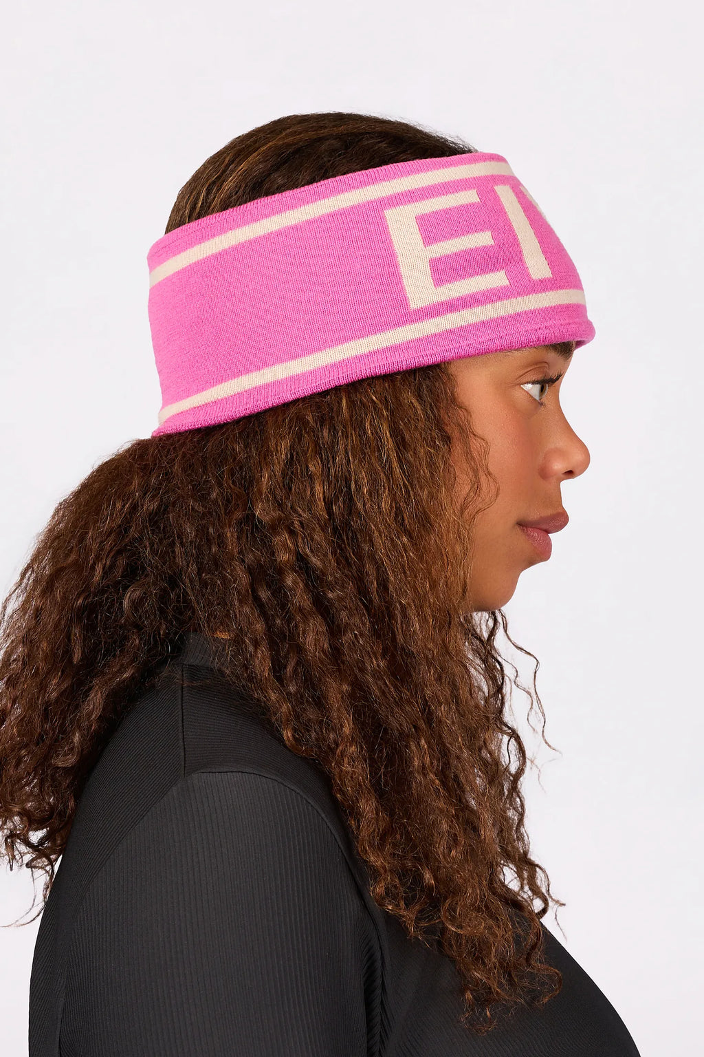 Throwback Knit Headband - True Pink