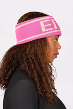 Throwback Knit Headband - True Pink
