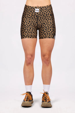Venture Biker Minus Shorts - Leopard