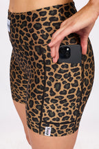 Venture Biker Minus Shorts - Leopard
