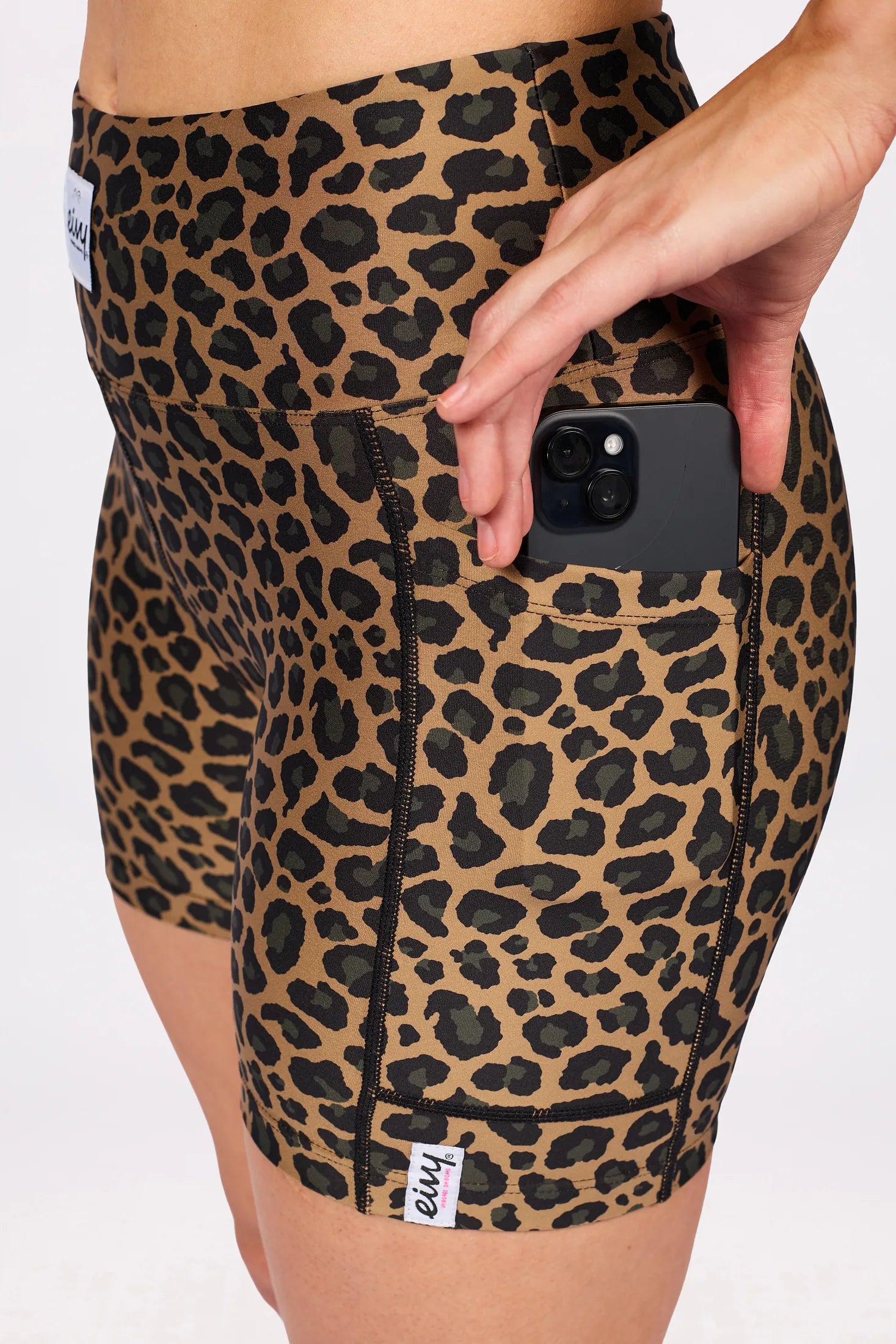 Venture Biker Minus Shorts - Leopard